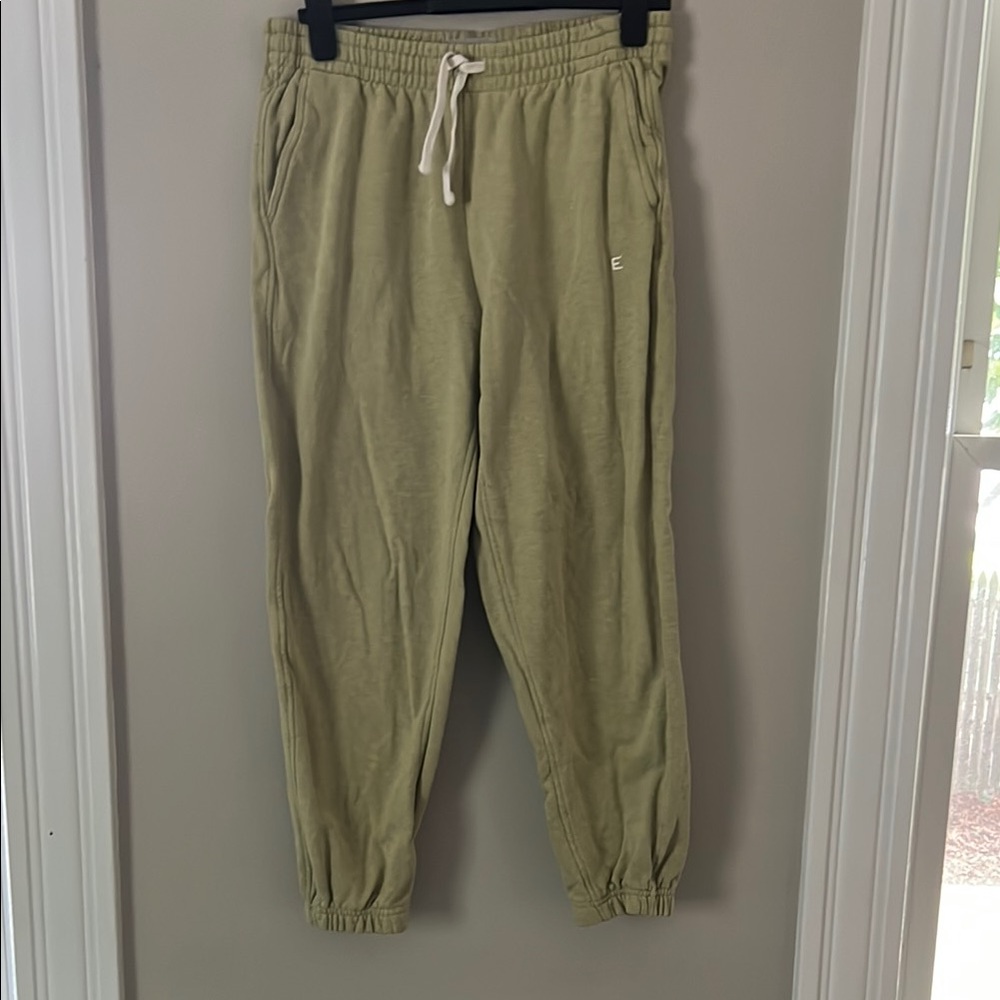 Everlane Green Track Sweatpants Medium